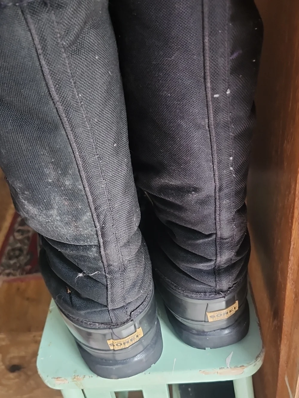 SOREL Glacier Black Winter Snow Boot Mens Size 10